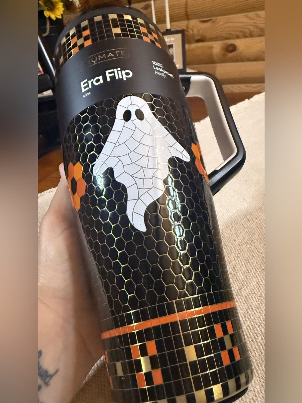 ALL HALLOWS Brumate + Anthropologie 40oz Era Flip Halloween Ghost Tumbler - Picture 7 of 9